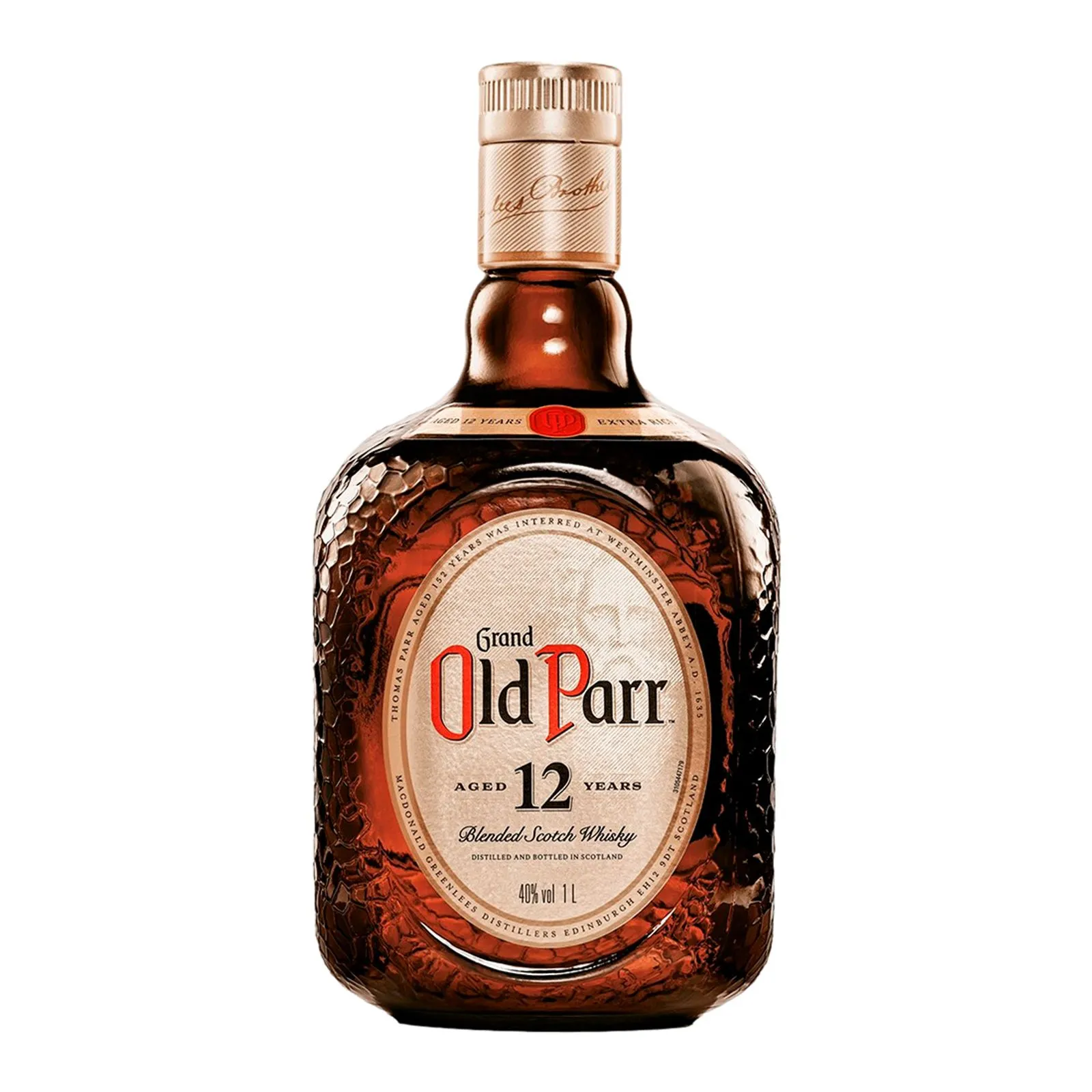 OLD PARR WHISKY 12 ANOS 1L - foto 2