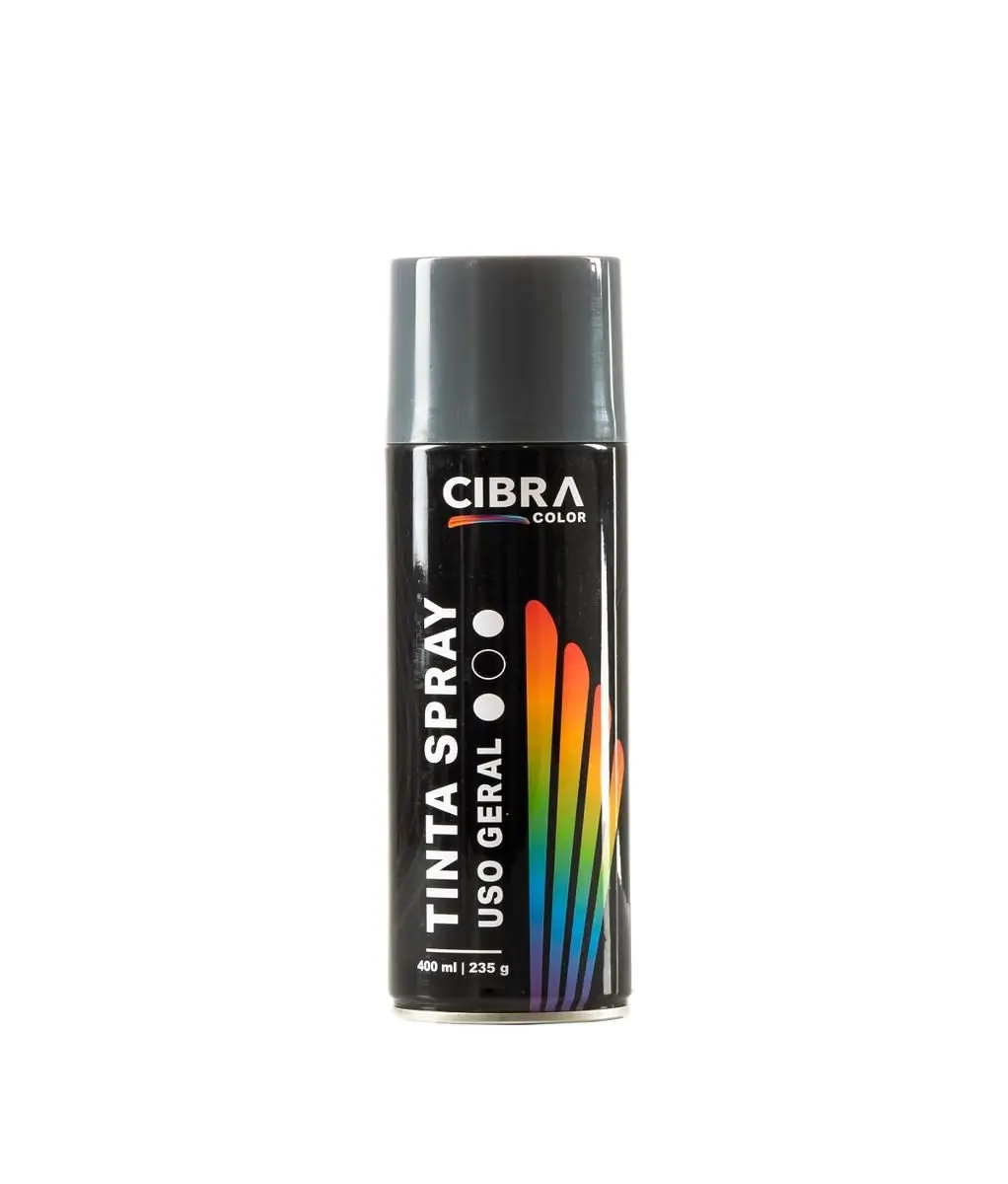 TINTA SPRAY USO GERAL CINZA CIBRA CX/6 - foto 1