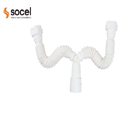 TUBO EXTENSIVO DUPLO 720MM BRANCO SOCEL C/14 - foto 1