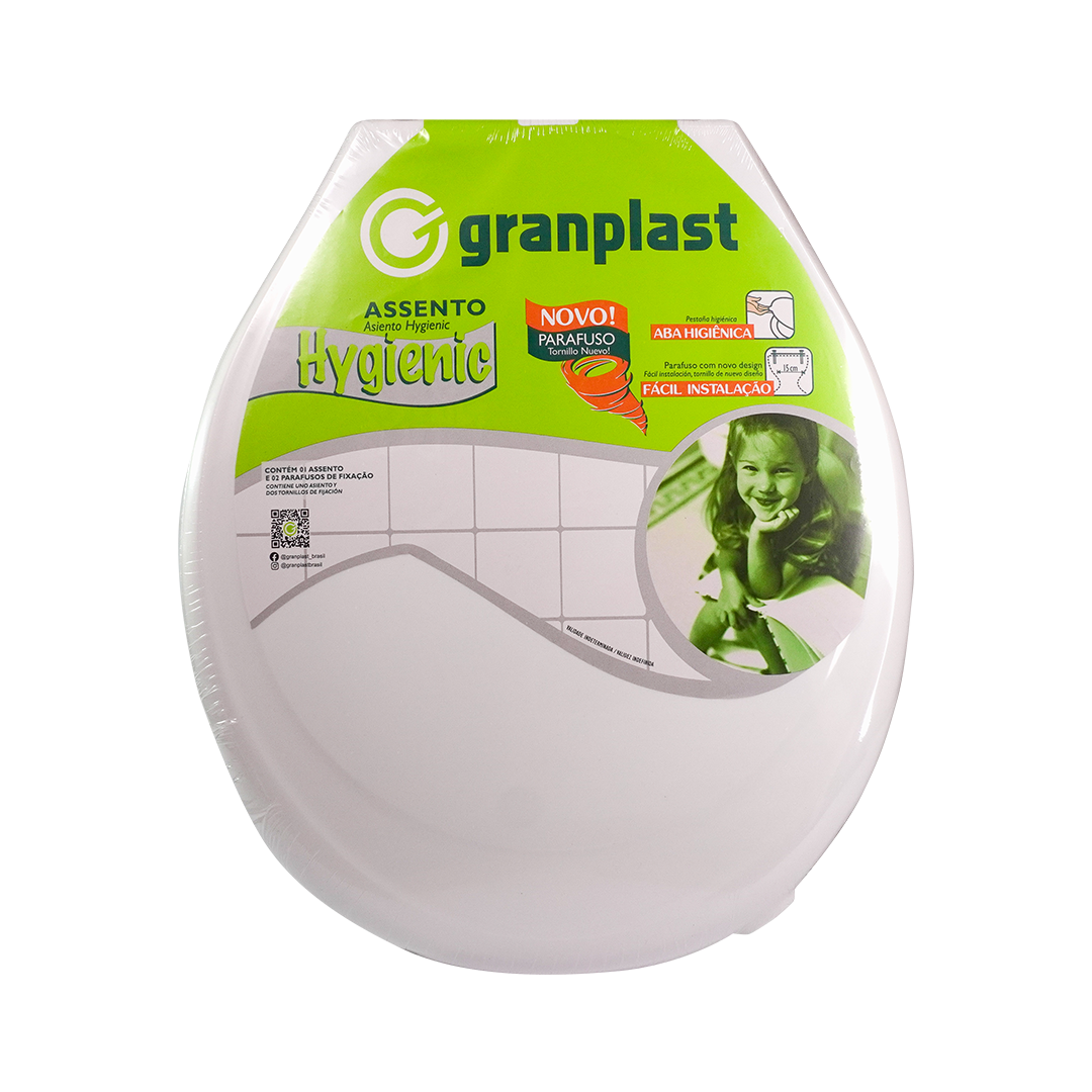 ASSENTO SANITARIO GRANPLAST BRANCO CX/6
